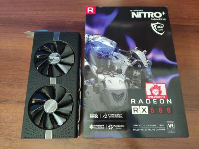 Лот: 16195122. Фото: 1. Видеокарта RX 580 Sapphire Nitro... Видеокарты