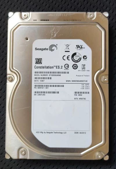 Лот: 19418465. Фото: 1. Seagate ES2 HDD 2TB. Жёсткие диски (HDD)