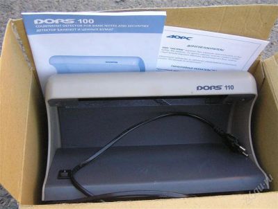 Лот: 1024541. Фото: 1. Детектор банкнот Dors 110. Торговое