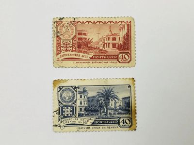 Лот: 23593562. Фото: 1. Столицы автономных советских социалистических... Марки