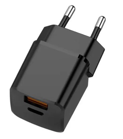 Лот: 24950468. Фото: 1. Зарядное_устройство - USB A+C... Зарядные устройства, блоки питания, адаптеры сетевые для смартфонов