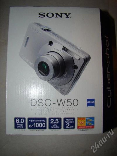 Лот: 8852. Фото: 1. Фотоаппарат SONY Cyber-Shot DSC-W50... Красноярск