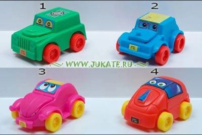Лот: 23044173. Фото: 1. Киндер-сюрприз веселые автомобили... Игрушки
