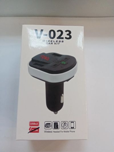 Лот: 17755509. Фото: 1. FM Modulator V-023 USB, microSD... FM-модуляторы, трансмиттеры
