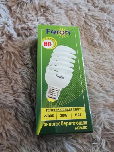 Лот: 3352228. Фото: 1. лампа энергосберегающая Feron... Другое освещение