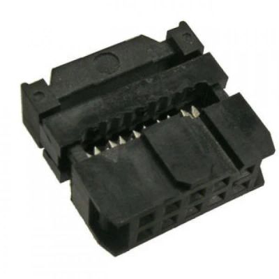 Лот: 19187876. Фото: 1. Разъем штыревой P2.54мм IDC 2... Разъёмы