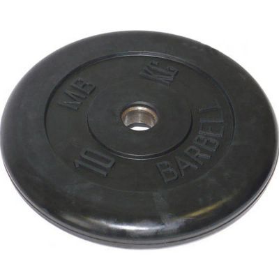 Лот: 22369052. Фото: 1. Диск обрезиненный 10 кг MB Barbell... Штанги, блины