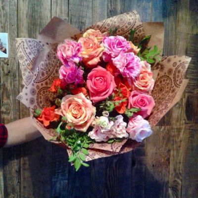 Лот: 6997117. Фото: 1. Сборный букет. Цветы на Щорса... Свежие цветы
