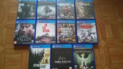 Лот: 7454623. Фото: 1. Playstation 4 500 GB + 11игр. Игровые приставки, консоли