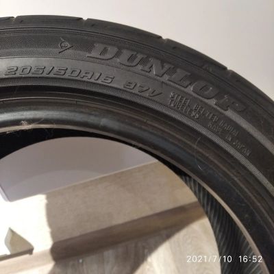 Лот: 17858678. Фото: 1. Летние шины данлоп 205/50 R16. Шины