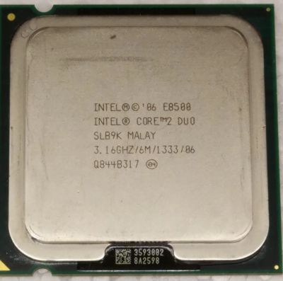 Лот: 16716470. Фото: 1. Процессор Intel Core 2 Duo E8500... Процессоры