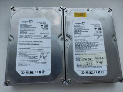 Лот: 18048603. Фото: 1. Два HDD 3.5 дюйма на 250gb(неисправны... Жёсткие диски (HDD)