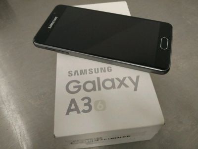 Лот: 10122832. Фото: 1. Samsung Galaxy A3 (2016) Black... Смартфоны