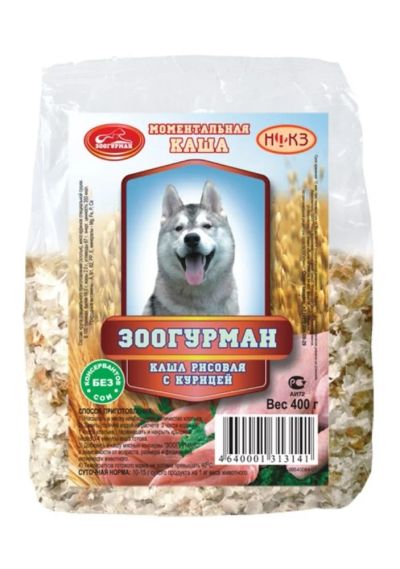 Лот: 5317206. Фото: 1. Каша Зоогурман для собак, рисовая... Корма