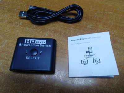 Лот: 24338240. Фото: 1. 4К, 2К HDMI - совместимый переключатель... Шлейфы, кабели, переходники