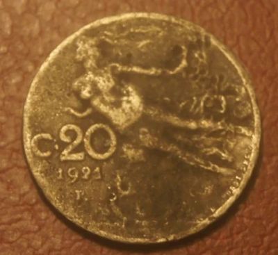 Лот: 5534456. Фото: 1. Распродажа.Италия.20 чентезимо... Европа