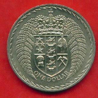 Лот: 8719009. Фото: 1. Новая Зеландия 1 доллар 1967... Австралия и Океания