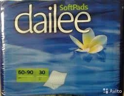 Лот: 6569846. Фото: 1. пеленки dailee 60х90 30 шт. Детская гигиена