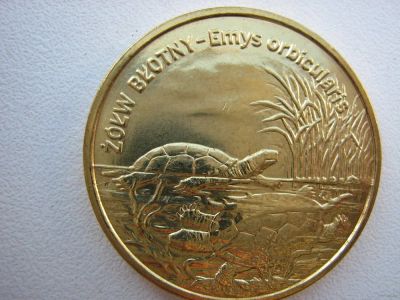 Лот: 3033290. Фото: 1. 2 злотых 2002 Польша. Болотная... Европа