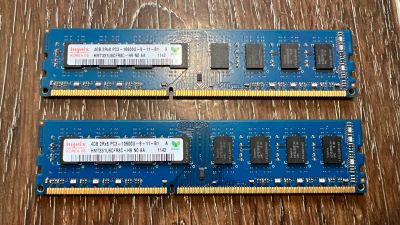 Лот: 20236979. Фото: 1. Оперативная память Hynix 2х4 ГБ... Оперативная память