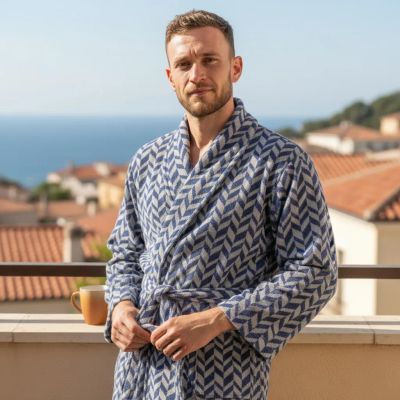 Лот: 24936206. Фото: 1. Халат мужской Casa Lusso размер... Другое (мужская одежда)