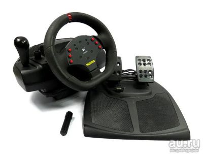 Лот: 11756021. Фото: 1. Игровой Руль Logitech MOMO Racing... Рули, джойстики