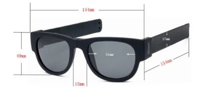 Лот: 11571410. Фото: 1. Солнцезащитные складные очки... Очки солнцезащитные
