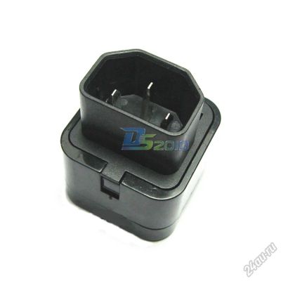 Лот: 6702745. Фото: 1. Адаптер переходник 3pin C14 250V... Шлейфы, кабели, переходники