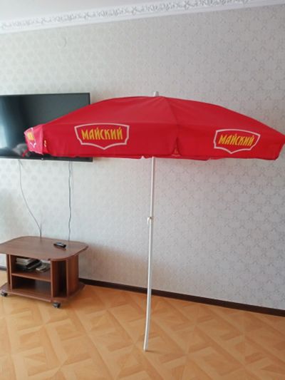 Лот: 17778622. Фото: 1. Пляжный зонт б/у. Туристическая, походная мебель