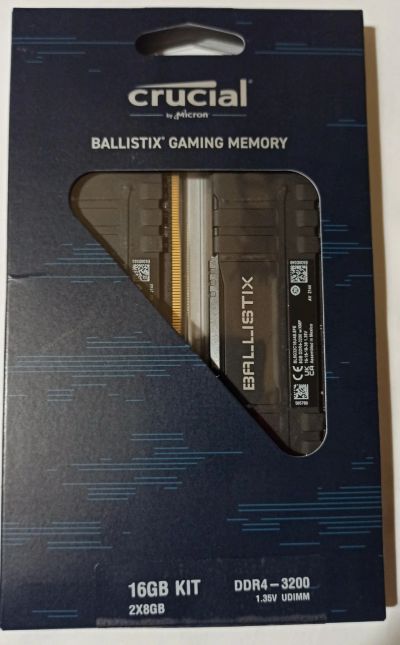 Лот: 18415407. Фото: 1. Crucial Ballistix Black [BL2K8G32C16U4B... Оперативная память