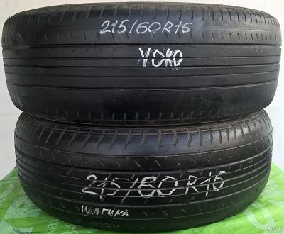 Лот: 13764927. Фото: 1. Шины 215/60 R16 215/60/16 Yokohama... Шины