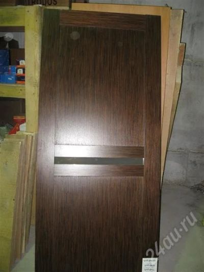 Лот: 601901. Фото: 1. Дверь из шпона (тёмный дуб). Фурнитура, комплектующие