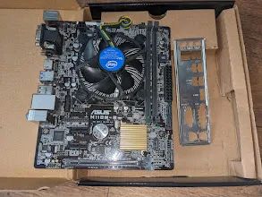 Лот: 20336412. Фото: 1. Комплект материнская плата Asus... Материнские платы