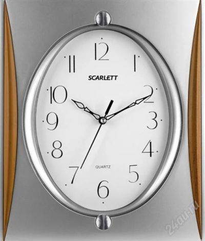 Лот: 2579618. Фото: 1. Настенные часы Scarlett SC-55Q... Часы настенные, настольные