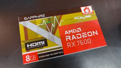 Лот: 21086596. Фото: 1. Sapphire AMD Radeon RX 7600 Pulse... Видеокарты