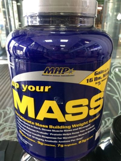 Лот: 11958433. Фото: 1. Гейнер Up Your Mass от MHP 2270г... Спортивное питание, витамины