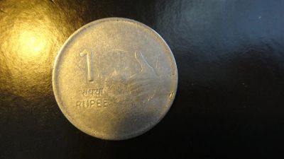 Лот: 3730630. Фото: 1. Индия Р 1 рупия 2008 г. Азия