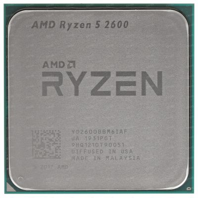 Лот: 18442012. Фото: 1. amd ryzen 5 2600 + материнка msi. Процессоры