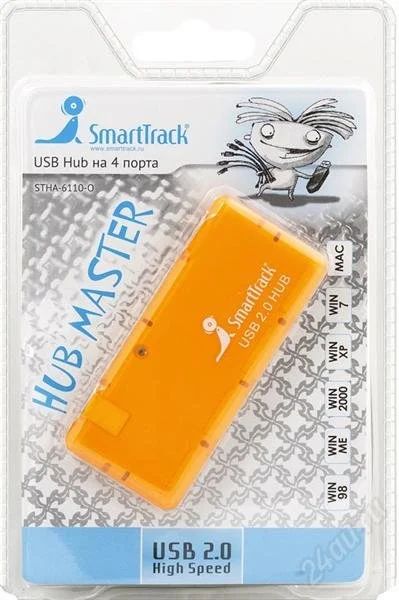 Лот: 1300710. Фото: 1. USB HUB 2.0 - 4 порта, возможность... Платы расширения, контроллеры, доп. порты