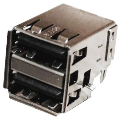 Лот: 25330928. Фото: 1. Разъем USB 005 двойной. Шлейфы, разъёмы