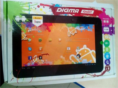 Лот: 11591147. Фото: 1. P64 . Планшет Digma iDsD7 Коробка... Запчасти для планшетов