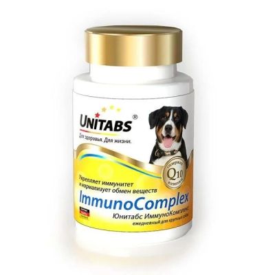Лот: 16213615. Фото: 1. Витамины (Юнитабс) ImmunoComplex... Косметика для животных