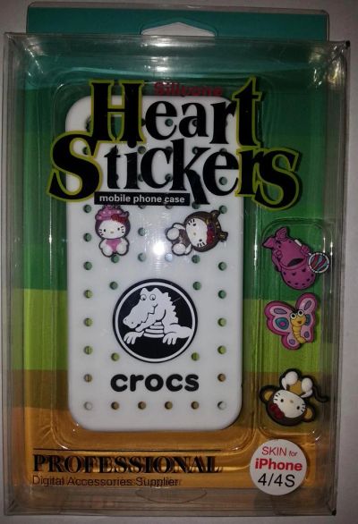 Лот: 3051303. Фото: 1. Силиконовая накладка Heart Stickers... Чехлы, бамперы