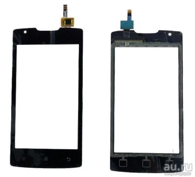 Лот: 12056505. Фото: 1. Тачскрин Lenovo A1000 Черный. Дисплеи, дисплейные модули, тачскрины