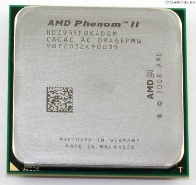 Лот: 4745722. Фото: 1. Процессор AMD Phenom II X4 955... Процессоры