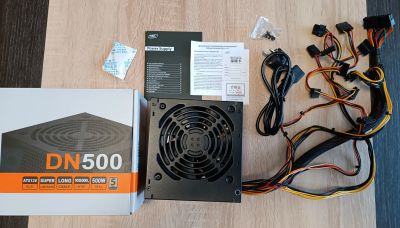 Лот: 24595628. Фото: 1. Блок питания deepcool DN500 новый... Корпуса, блоки питания