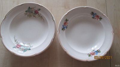 Лот: 17559304. Фото: 1. Тарелки ЗИК из СССР.цена за одну... Тарелки, блюда, салатники