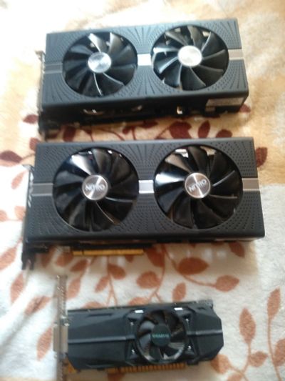 Лот: 16152988. Фото: 1. Radeon Rx580 4gb/GTX 1050 Ti. Видеокарты