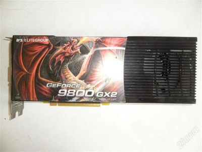 Лот: 804068. Фото: 1. Видео карта GeForce 9800 GX2 -... Видеокарты