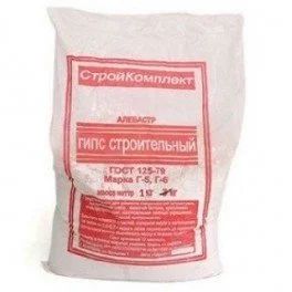 Лот: 17592766. Фото: 1. Гипс строительный 5кг +5% Алебастр... Смеси, шпатлевки, цемент